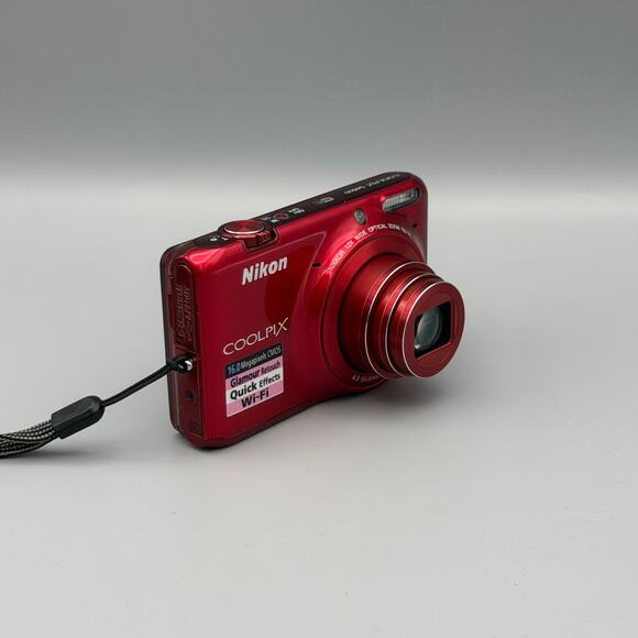 Nikon Coolpix S6500 Digital Camera | 16MP | Red - Picture 3 of 5
